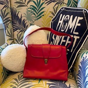 Antique Vintage Red handbag